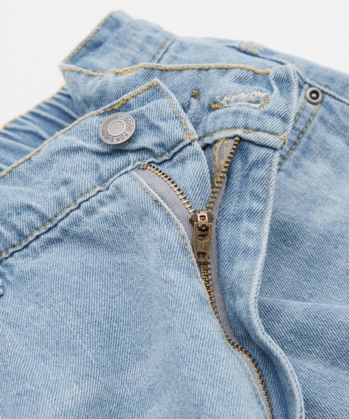 improves（インプローブス）の「ダメージ加工 ワイド デニム 5P パンツ（デニムパンツ・メンズ・サックスブルー/ブルー/ブラック・MEDIUM/LARGE）」の18枚目の写真