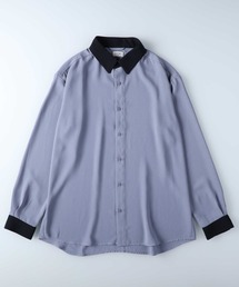 【PLUS ONE】クレリックシャツ