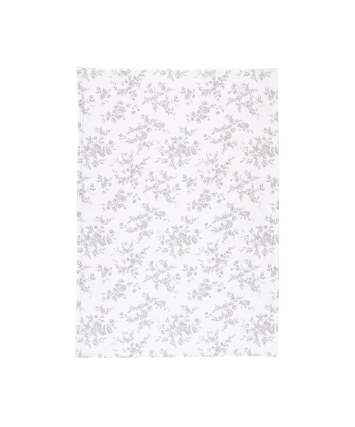 Francfranc(フランフラン)の「クラシックフラワー 掛け布団カバー S GY 花柄 モノトーン グレー(寝具・レディース・グレー・FREE)」の5枚目の写真