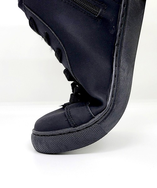 DAY CLOSET(デイ クローゼット)の「レディース ふわふわエコファーハイカットスニーカーブーツ(スニーカー・レディース・ブラック/ベージュ/ダークグレー・S/M/L/LL)」の10枚目の写真