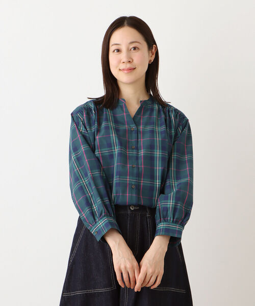 Afternoon Tea（アフタヌーンティー）の「タータンチェック柄ブラウス