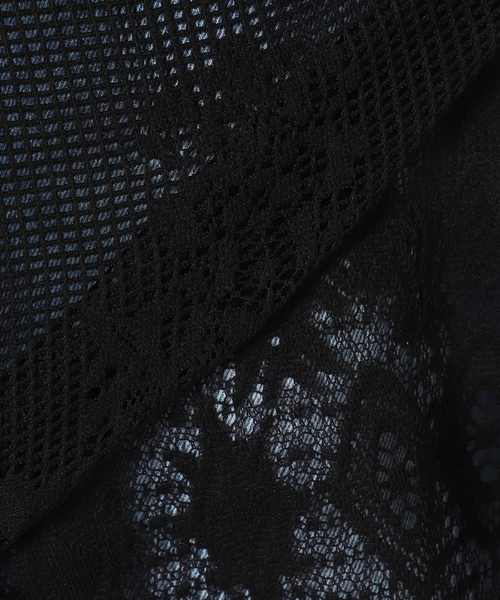 Spick & Span（スピックアンドスパン）の「レースエプロンドレス（ワンピース・レディース・ブラック/ホワイト・FREE）」の14枚目の写真