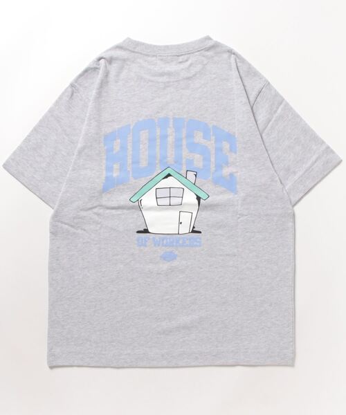 Dickies(ディッキーズ)の「【Dickies】半袖 プリント"HOUSE" Tシャツ / ディッキーズ(Tシャツ/カットソー・メンズ・ブラック/ブルー/グレー/ホワイト・S/M/L/XL)」の15枚目の写真
