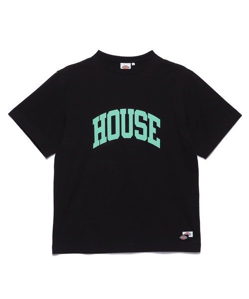 Dickies(ディッキーズ)の「【Dickies】半袖 プリント"HOUSE" Tシャツ / ディッキーズ(Tシャツ/カットソー・メンズ・ブラック/ブルー/グレー/ホワイト・S/M/L/XL)」の6枚目の写真