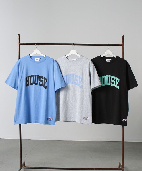 Dickies(ディッキーズ)の「【Dickies】半袖 プリント"HOUSE" Tシャツ / ディッキーズ(Tシャツ/カットソー・メンズ・ブラック/ブルー/グレー/ホワイト・S/M/L/XL)」の14枚目の写真