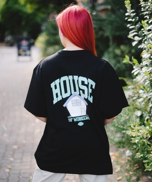 Dickies(ディッキーズ)の「【Dickies】半袖 プリント"HOUSE" Tシャツ / ディッキーズ(Tシャツ/カットソー・メンズ・ブラック/ブルー/グレー/ホワイト・S/M/L/XL)」の17枚目の写真