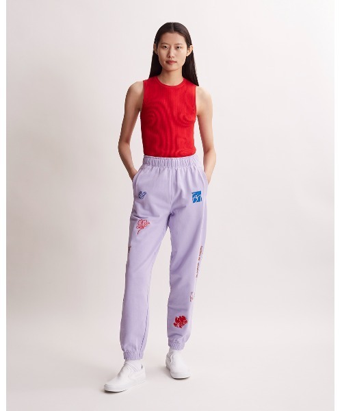 Saturdays NYC(サタデーズ ニューヨークシティ )の「Andie Muscle Tee(タンクトップ・レディース・ホワイト/レッド/ブルー・S/M)」の8枚目の写真