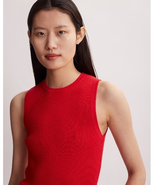 Saturdays NYC(サタデーズ ニューヨークシティ )の「Andie Muscle Tee(タンクトップ・レディース・ホワイト/レッド/ブルー・S/M)」の10枚目の写真
