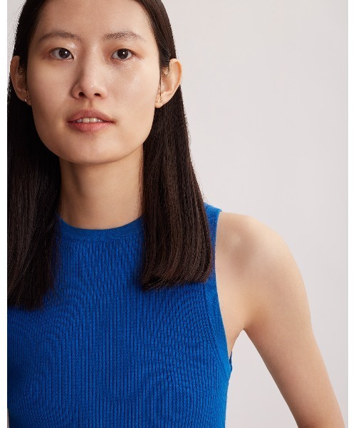 Saturdays NYC(サタデーズ ニューヨークシティ )の「Andie Muscle Tee(タンクトップ・レディース・ホワイト/レッド/ブルー・S/M)」の11枚目の写真