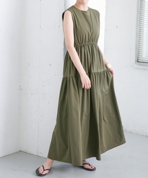 KBF | ノースリーブドロストワンピース(ワンピース)