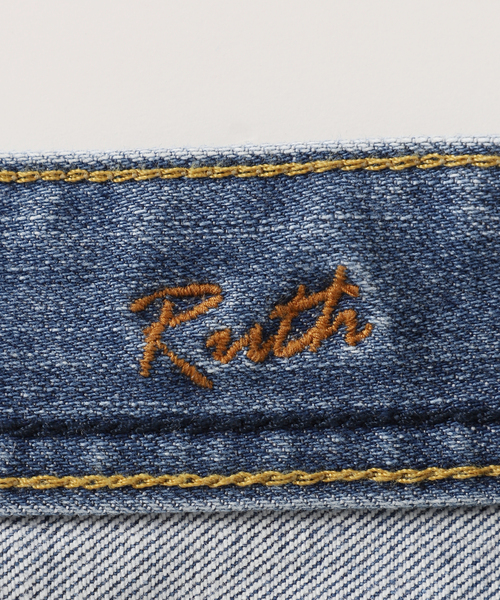 La TOTALITE(ラトータリテ)の「【YANUK/ヤヌーク】RUTH Slim Tapered Premium used Sax(デニムパンツ・レディース・サックスブルー・24/25/26)」の7枚目の写真