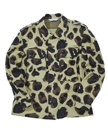 【Sasquatchfabrix./ サスクワァッチファブリックス】ANIMAL PATTERN LINEN SHIRT JACKET