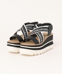 STELLA McCARTNEY | Sneak-Elyse Striped Platform Sandals / スニークエリス ストライプ プラットフォームサンダル(サンダル)