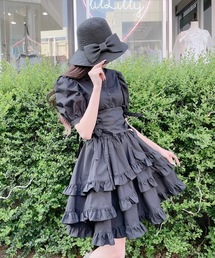 7WAYマルチフリルシャツドレス