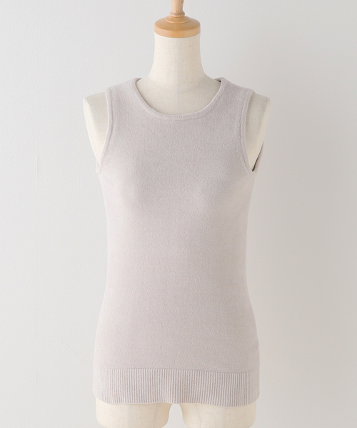 【LALAVIE/ララヴィ】Feather Velvet Bratop Tank