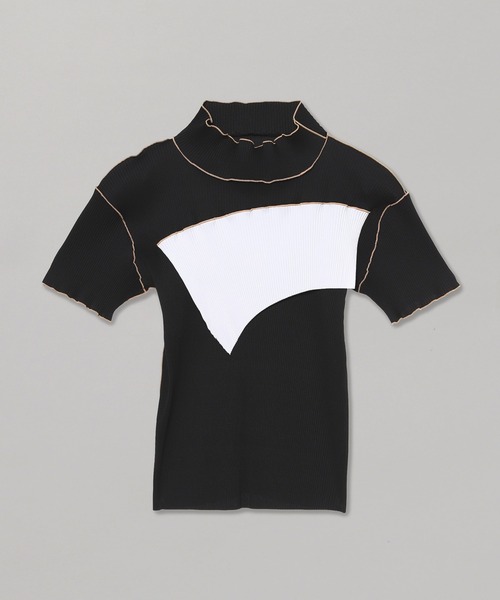 kotohayokozawa Short sleeve pleats top kotohayokozawa