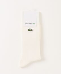 《LACOSTE》1×1 リブ定番クルー