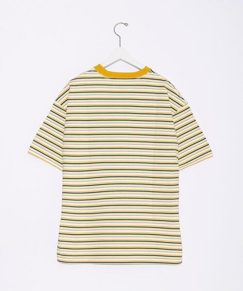 wonderland(ワンダーランド)の「<wonderland × monkey time> ITS YOURS BORDER TEE/Tシャツ(Tシャツ/カットソー・メンズ・ナチュラル/ブラック・M/L)」の6枚目の写真
