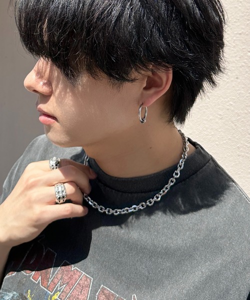 ADAMASTE（アダマスト）の「short chain necklace - ショートチェーンネックレス（ネックレス・メンズ・シルバー/シルバー系その他/シルバー系その他2/シルバー系その他3・FREE）」の4枚目の写真