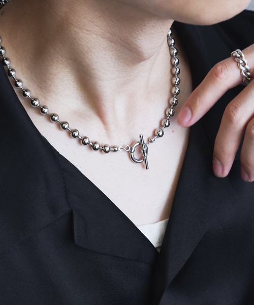 ADAMASTE（アダマスト）の「short chain necklace - ショートチェーンネックレス（ネックレス・メンズ・シルバー/シルバー系その他/シルバー系その他2/シルバー系その他3・FREE）」の6枚目の写真