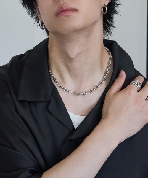 ADAMASTE（アダマスト）の「short chain necklace - ショートチェーンネックレス（ネックレス・メンズ・シルバー/シルバー系その他/シルバー系その他2/シルバー系その他3・FREE）」の8枚目の写真