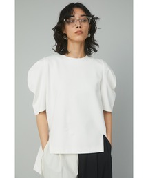 Ponte balloon sleeve tops (ポンチ バルーン スリーブ トップス)