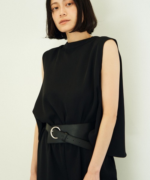 marjour（マージュール）の「ASYMMETRY BELT（ベルト・レディース・ブラック・FREE）」の7枚目の写真