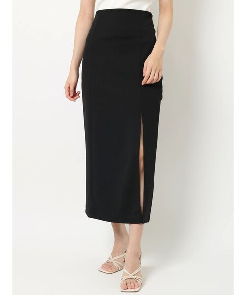 RESEXXY（リゼクシー）の「スリットタイトカットスカート（スカート・レディース・ブラック/ベージュ/ブルー・SMALL/MEDIUM）」の7枚目の写真