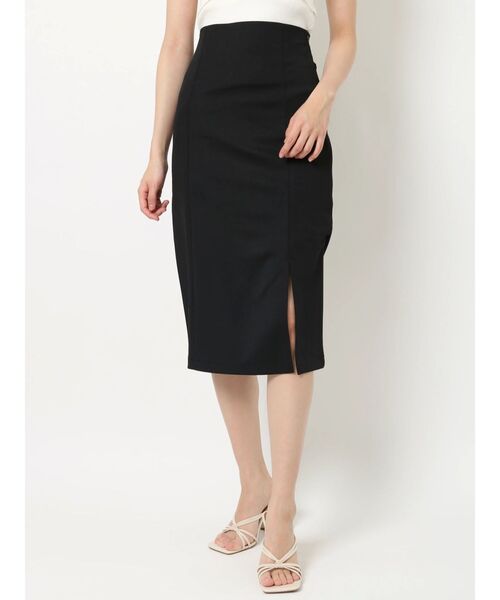 RESEXXY（リゼクシー）の「スリットタイトカットスカート（スカート・レディース・ブラック/ベージュ/ブルー・SMALL/MEDIUM）」の8枚目の写真