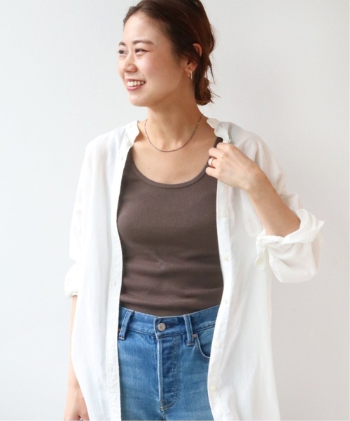 JOURNAL STANDARD relume(ジャーナルスタンダード レリューム)の「《追加》オーガニックコットンマルドウテレコタンクトップ(タンクトップ・レディース・ブラック/ホワイト/ブラウン/グレー/ベージュ系その他・FREE)」の21枚目の写真