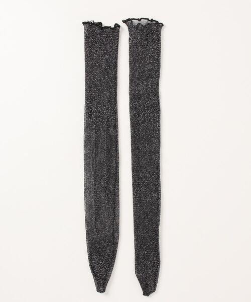 TONE SELECT GOODS（トーンセレクトグッズ）の「【float】キラキラ ラメ シースルー クルー丈ソックス【9色展開】（ソックス/靴下・レディース・ベージュ/ブラック/レッド/イエロー/ブルー/グリーン/グレー/ネイビー/ブラック系・FREE）」の10枚目の写真