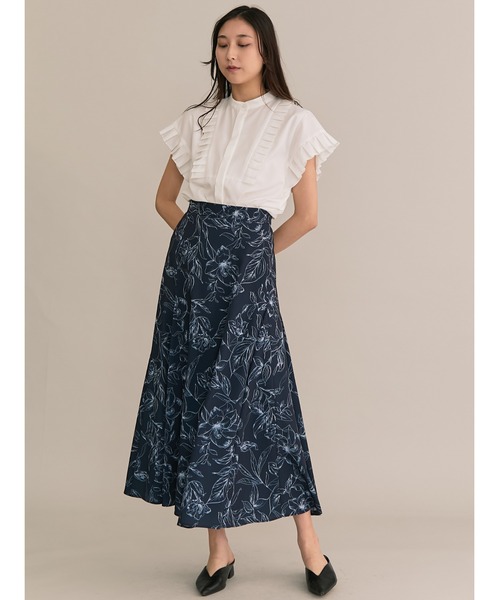 TONAL（トーナル）の「プリーツ比翼ブラウス（シャツ/ブラウス）」 - WEAR 