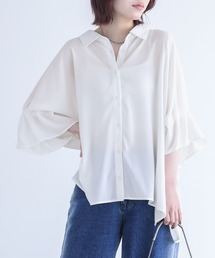 n'OrLABEL | 『タックデザインスリーブブラウス』(シャツ/ブラウス)