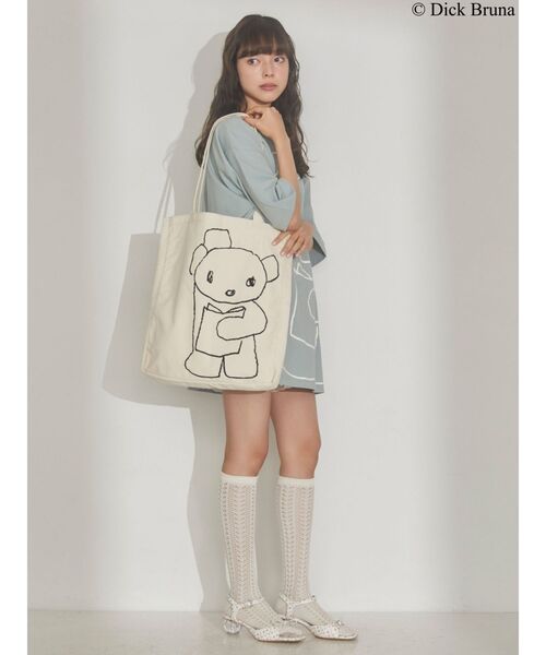 merry jenny（メリージェニー）の「BLACK BEAR TOTE（トートバッグ・レディース・アイボリー/ブラック・FREE）」の17枚目の写真