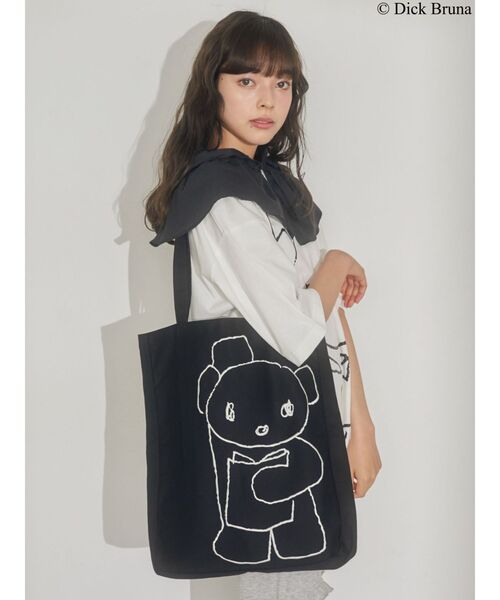 セール】BLACK BEAR TOTE（トートバッグ）｜merry jenny（メリー