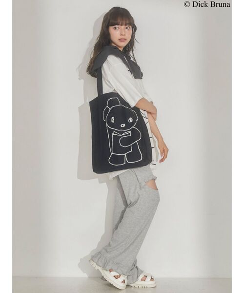 セール】BLACK BEAR TOTE（トートバッグ）｜merry jenny（メリー
