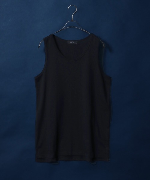 ANPAS（アンパス）の「ANPAS Layered Tank Top/ANPAS 別注 レイヤード タンクトップ（タンクトップ・メンズ・ホワイト/ブラック・M/L）」の2枚目の写真
