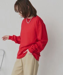 シンプル 長袖Tシャツ