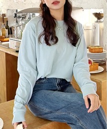 シンプル 長袖Tシャツ
