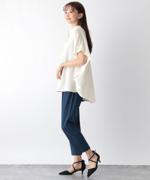 バラ売可Keeper最終値下げ セール】お手入れらくらくポンチョシャツ/177504（シャツ/ブラウス