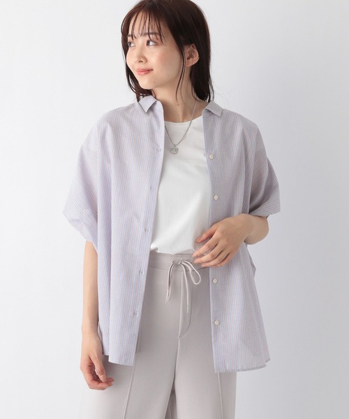 セール】お手入れらくらくポンチョシャツ/177504（シャツ/ブラウス