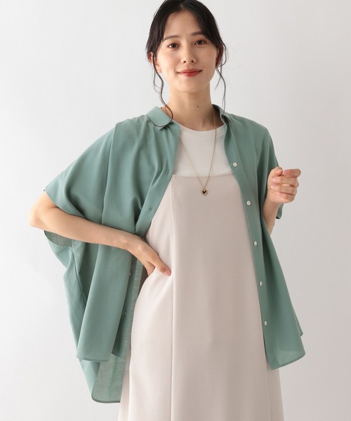 専売となります。 セール】お手入れらくらくポンチョシャツ/177504（シャツ