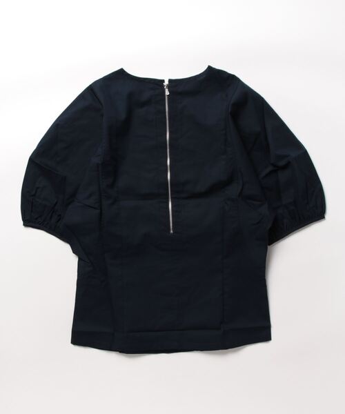 BENETTON (UNITED COLORS OF BENETTON)（ベネトンユナイテッドカラーズオブベネトン）の「5分袖パフスリーブクルーネックブラウス（シャツ/ブラウス・レディース・ネイビー/ホワイト/ピンク・LARGE/MEDIUM/SMALL/X-SMALL）」の4枚目の写真