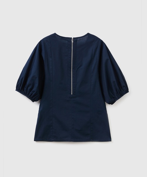 BENETTON (UNITED COLORS OF BENETTON)（ベネトンユナイテッドカラーズオブベネトン）の「5分袖パフスリーブクルーネックブラウス（シャツ/ブラウス・レディース・ネイビー/ホワイト/ピンク・LARGE/MEDIUM/SMALL/X-SMALL）」の10枚目の写真