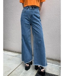 フリンジワイドDENIMパンツ