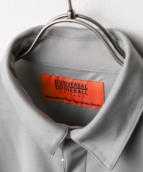 UNIVERSAL OVERALL（ユニバーサルオーバーオール）の「/UNIVERSAL OVERALL/Over Polo（ポロシャツ・メンズ・ブラック/グレー/ネイビー・LARGE/MEDIUM/SMALL/X-LARGE）」の8枚目の写真