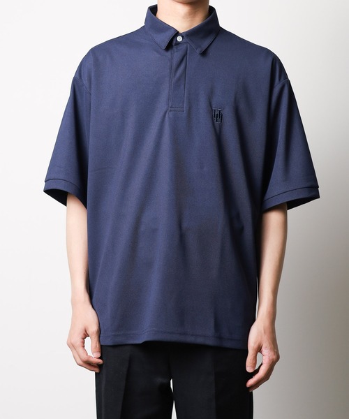 UNIVERSAL OVERALL（ユニバーサルオーバーオール）の「/UNIVERSAL OVERALL/Over Polo（ポロシャツ・メンズ・ブラック/グレー/ネイビー・LARGE/MEDIUM/SMALL/X-LARGE）」の17枚目の写真