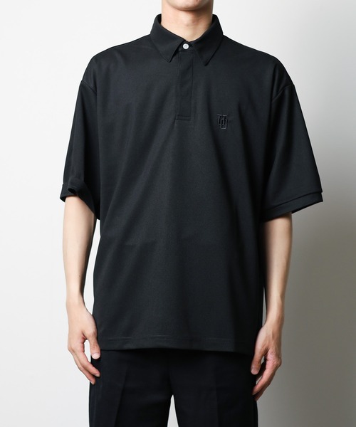 UNIVERSAL OVERALL（ユニバーサルオーバーオール）の「/UNIVERSAL OVERALL/Over Polo（ポロシャツ・メンズ・ブラック/グレー/ネイビー・LARGE/MEDIUM/SMALL/X-LARGE）」の20枚目の写真