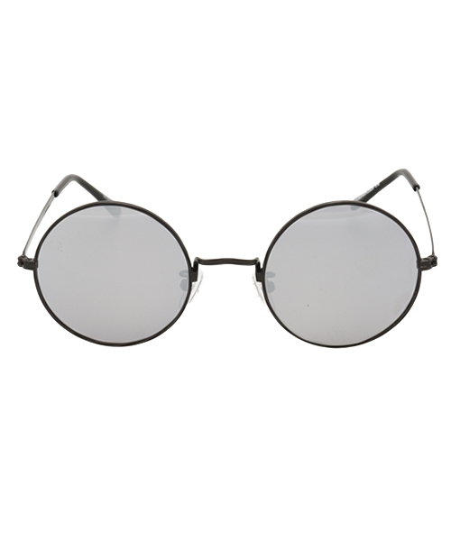 MOUSSY（マウジー）の「mirror round eye wear（サングラス・レディース・シルバー/ブラック・FREE）」の3枚目の写真