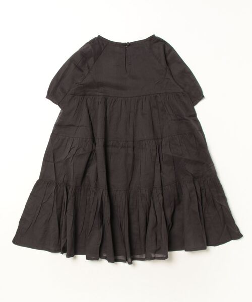 coca(coca)(コカ)の「キッズ 親子お揃いインド綿ティアードワンピース(ワンピース・キッズ・ブラック/ピンク・120/100/140/110/130)」の9枚目の写真